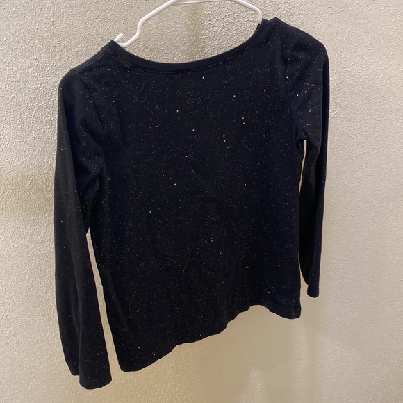 OshKosh Bgosh black and gold speckled shirt - Picture 3 of 3